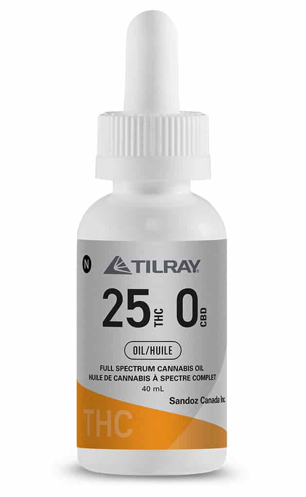 A closeup of CBD oil.